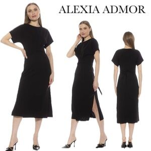 Alexia‎ Admor Elegant Black Midi Dress